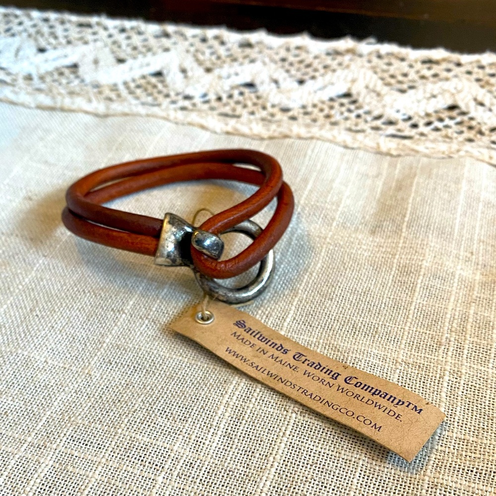 Sailwinds Trading Company Nautical Leather Bracelet